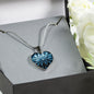 Gorgeous Blue Dream Heart Necklace or Bracelet - American Weedster