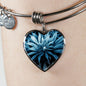 Gorgeous Blue Dream Heart Necklace or Bracelet - American Weedster