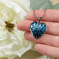 Gorgeous Blue Dream Heart Necklace or Bracelet - American Weedster