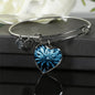 Gorgeous Blue Dream Heart Necklace or Bracelet - American Weedster