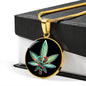 Healthcare Multicolor Leaf Luxury Necklace - American Weedster
