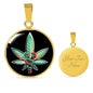 Healthcare Multicolor Leaf Luxury Necklace - American Weedster