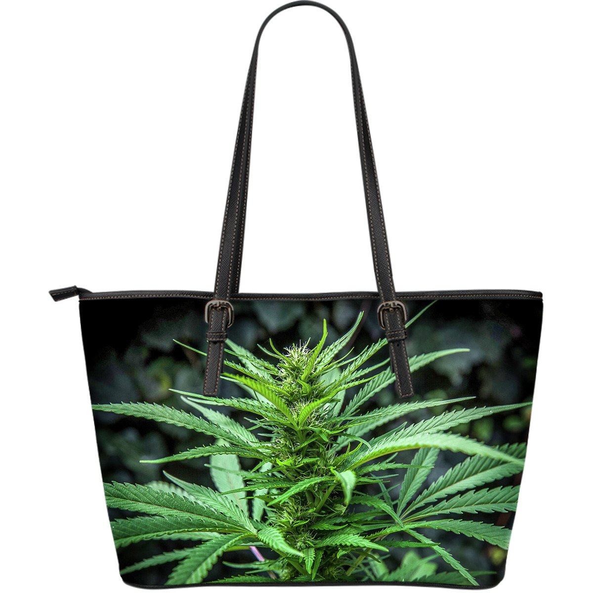 Kali Dank Large Leather Tote Bag - American Weedster