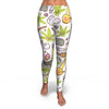 420 Fun White Leggings - American Weedster