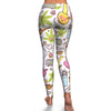 420 Fun White Leggings - American Weedster