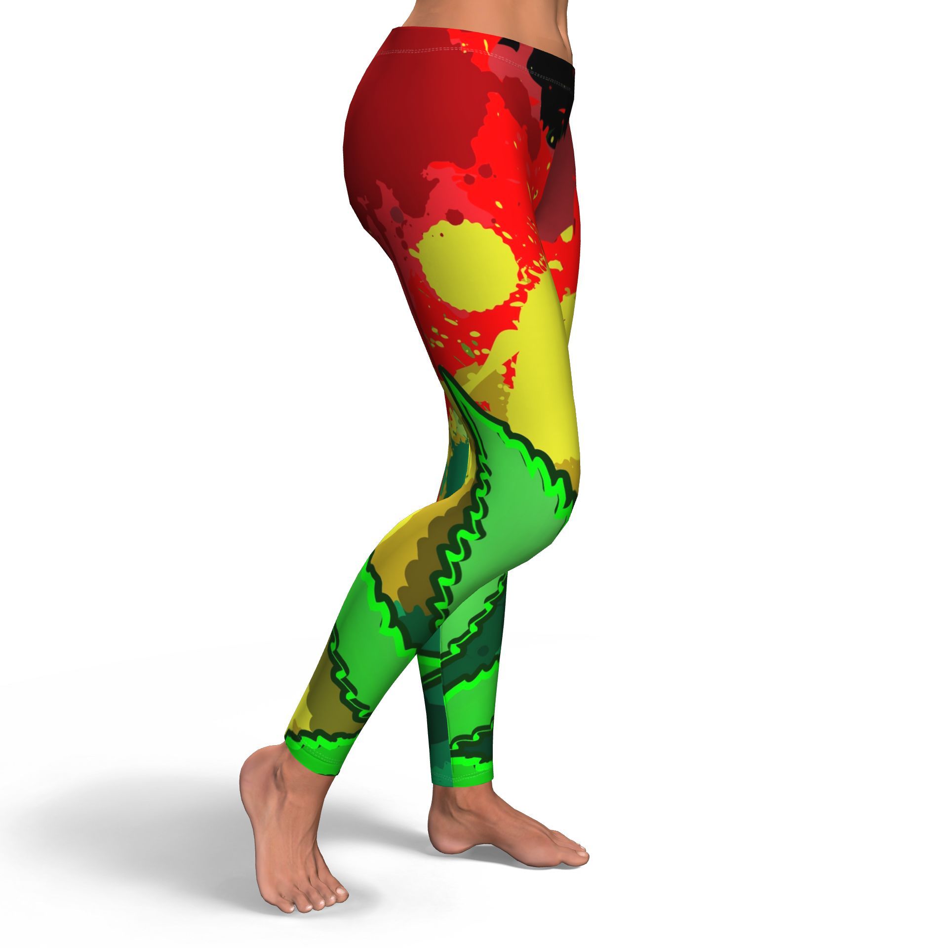 Colorful Dank Leggings - American Weedster