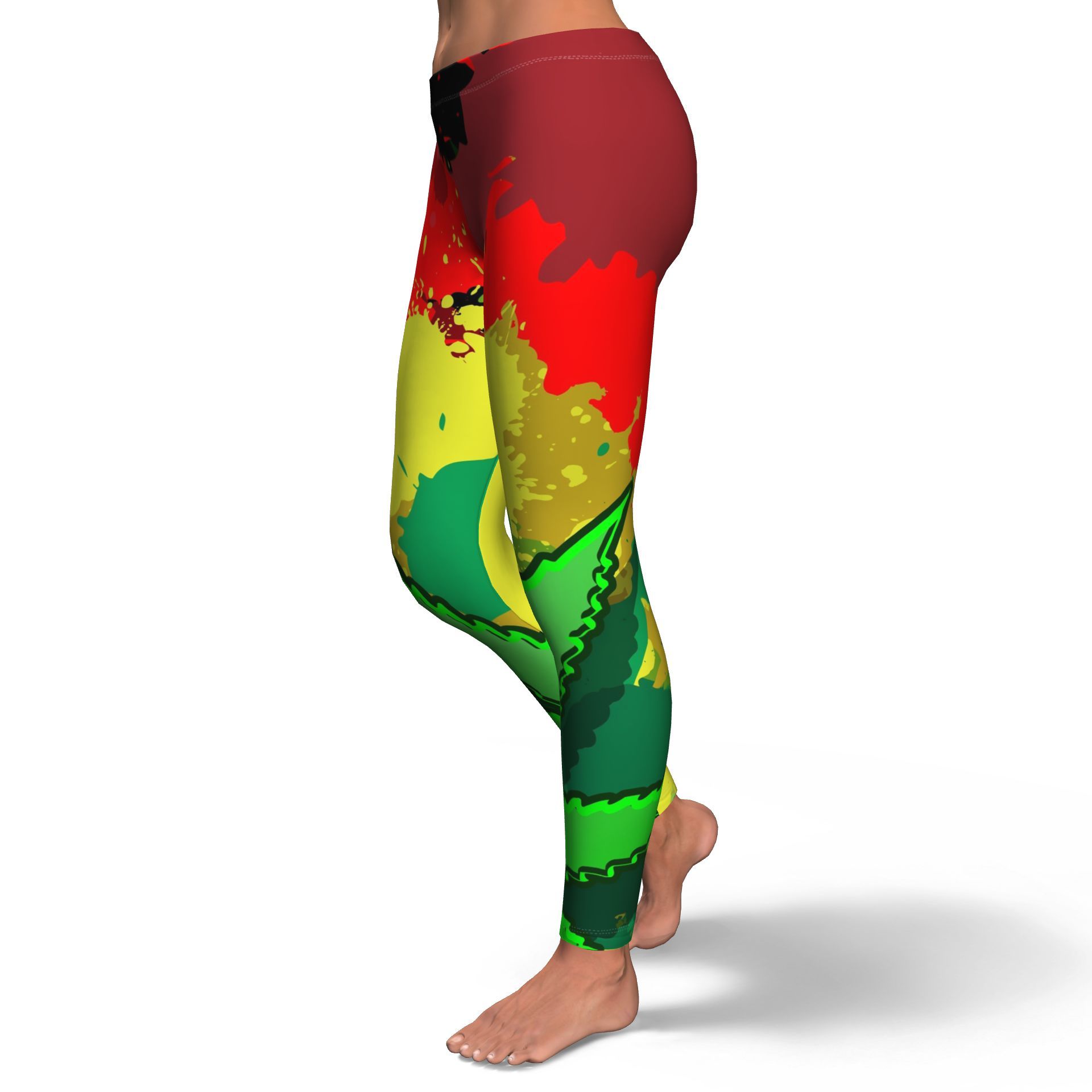Colorful Dank Leggings - American Weedster