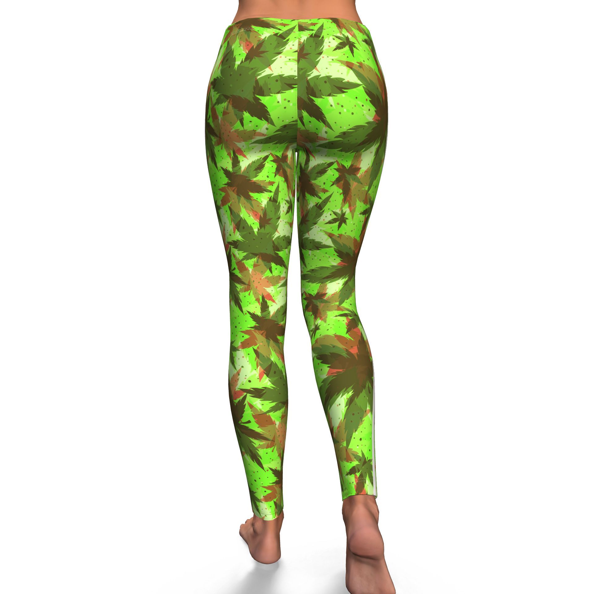 Dank Camo Stripe Leggings - American Weedster