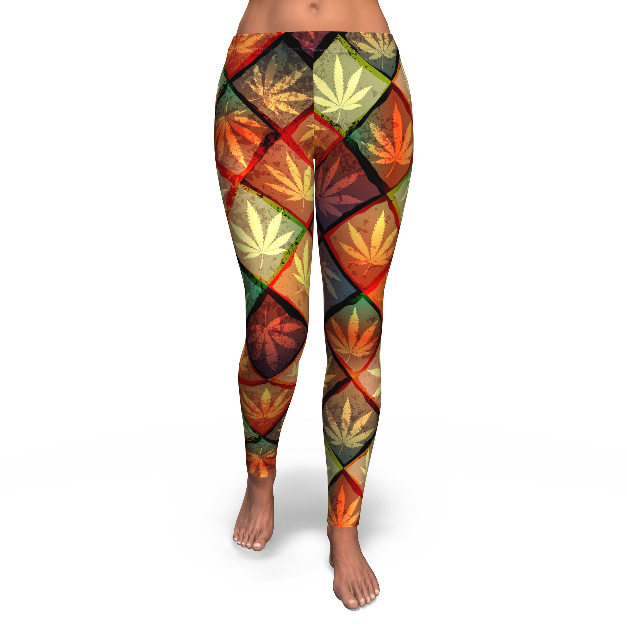 Diamond Multicolor Leggings - American Weedster