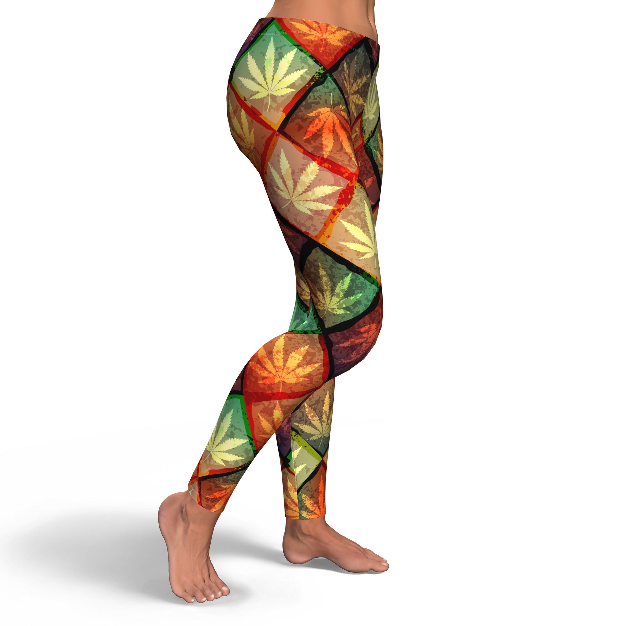 Diamond Multicolor Leggings - American Weedster
