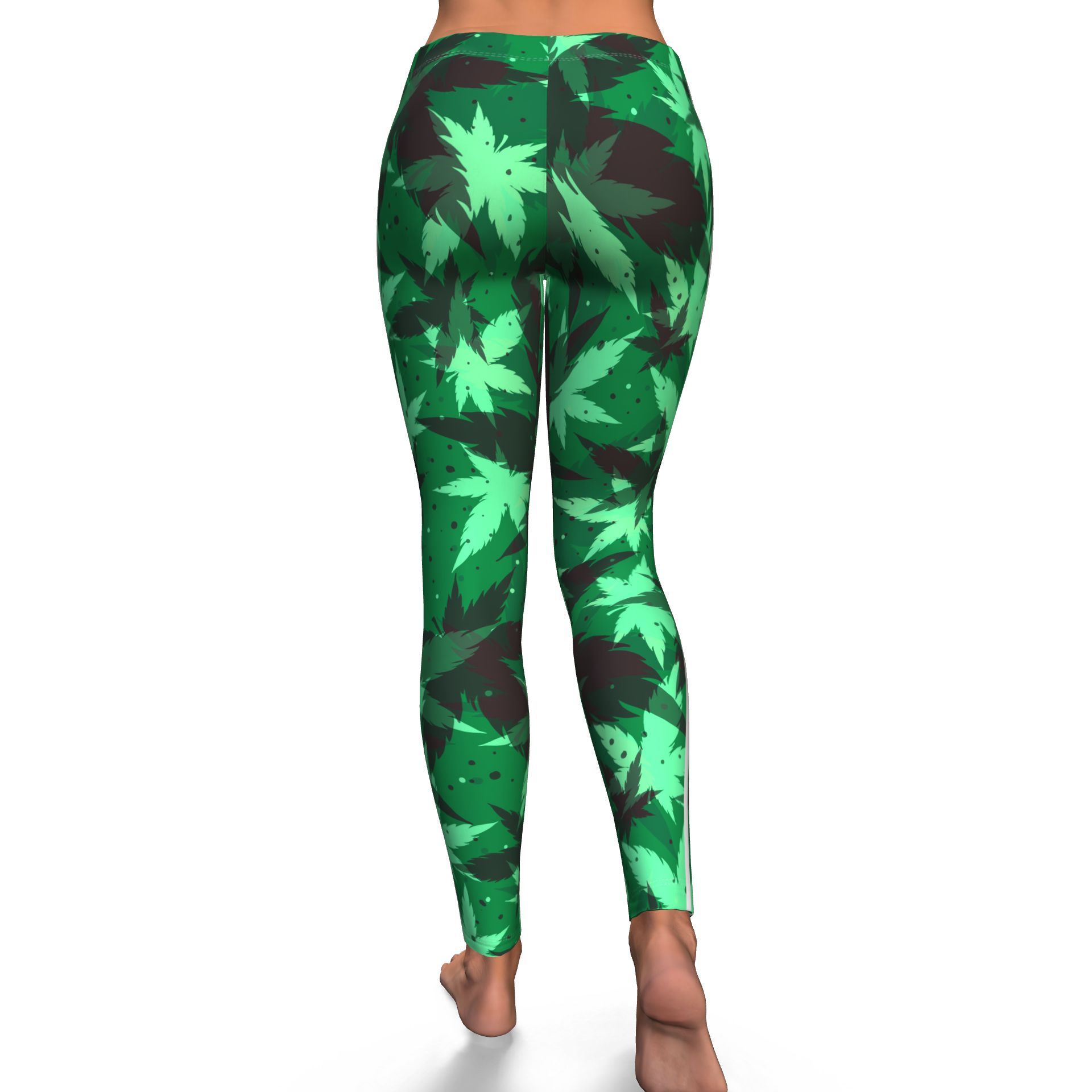 Kush Camo Stripe Leggings - American Weedster
