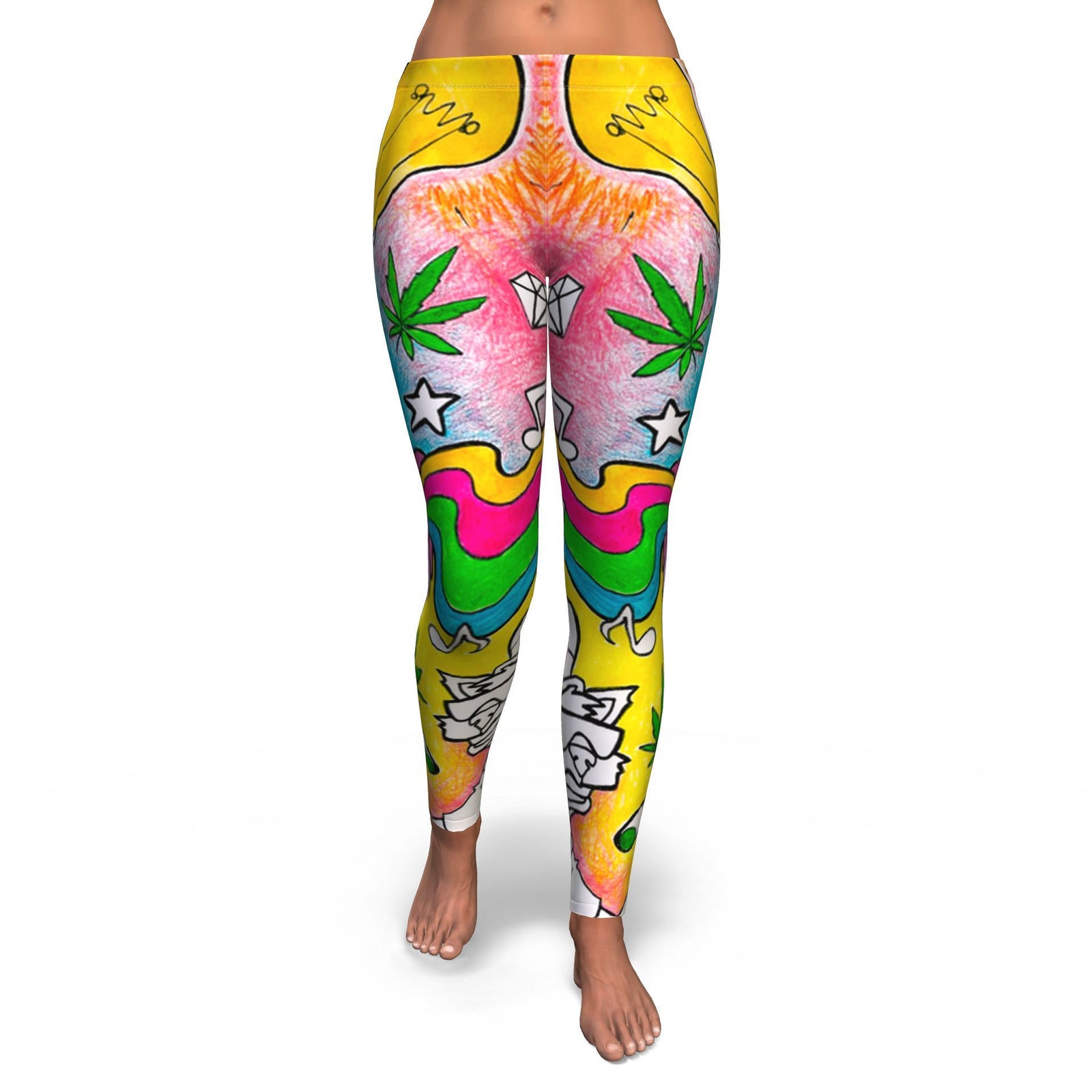 Lifted Purple Haze Leggings - American Weedster