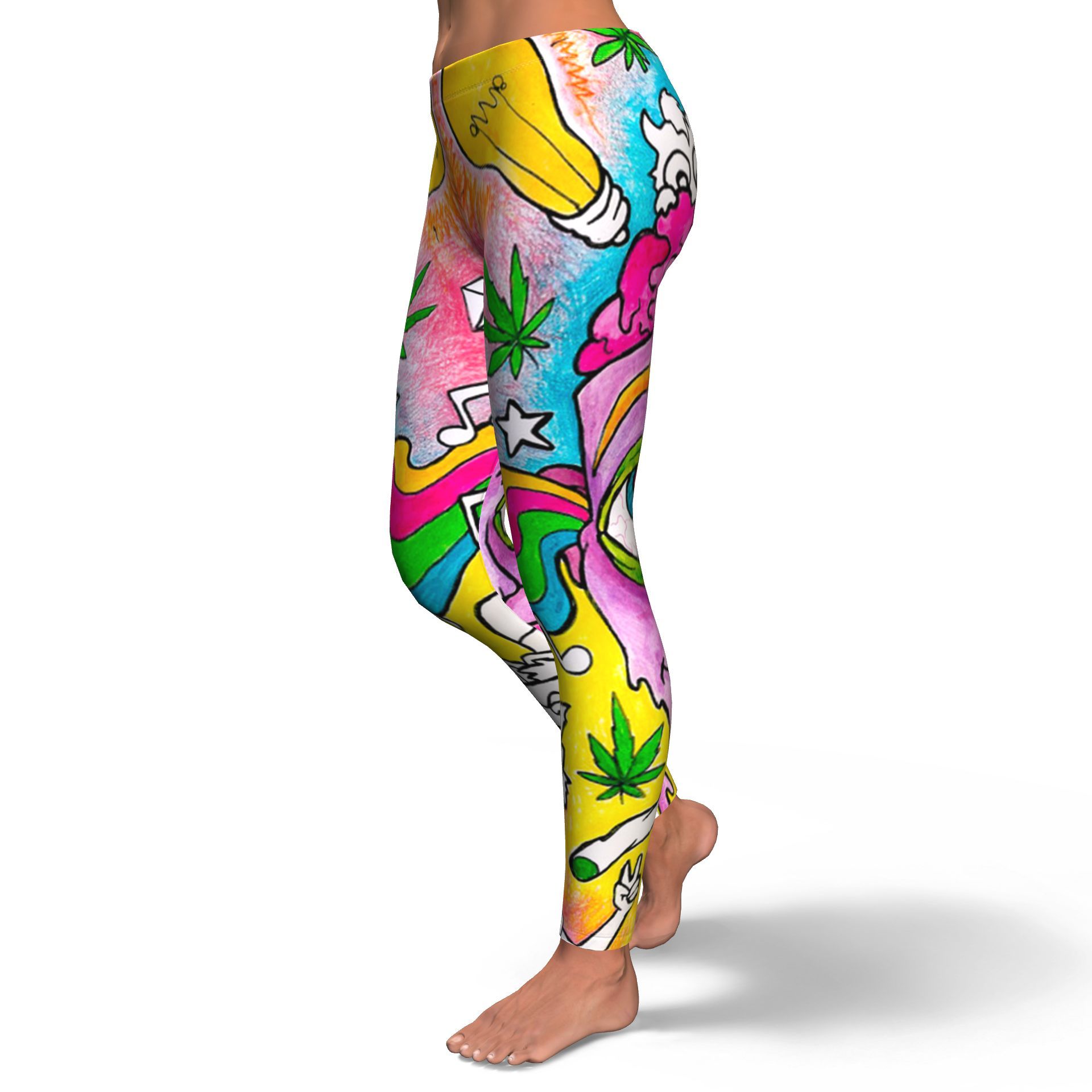 Lifted Purple Haze Leggings - American Weedster