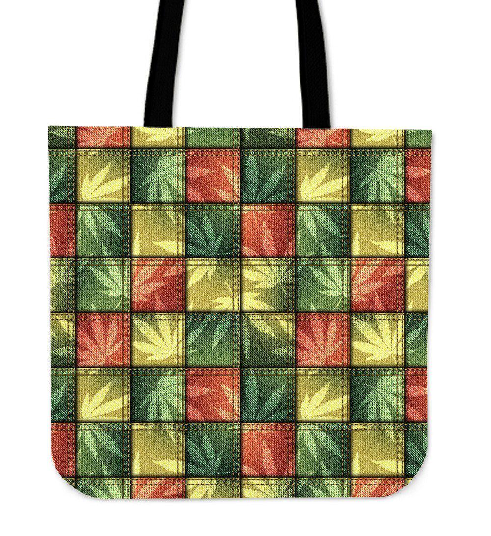 Jeans Pattern Tote Bag - American Weedster