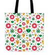 Pizza Donut Alien Tote Bag - American Weedster