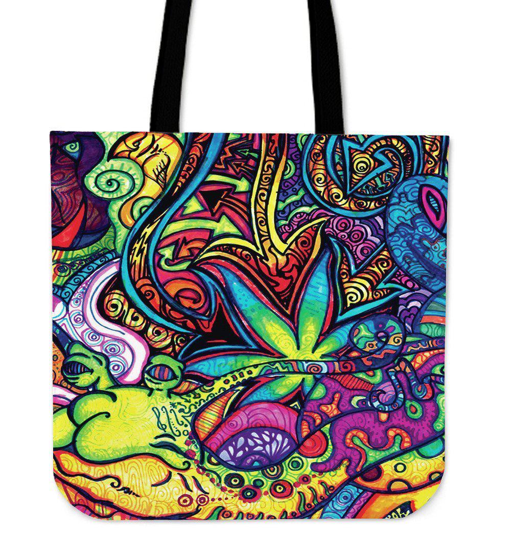 Psychedelic Tote Bag - American Weedster