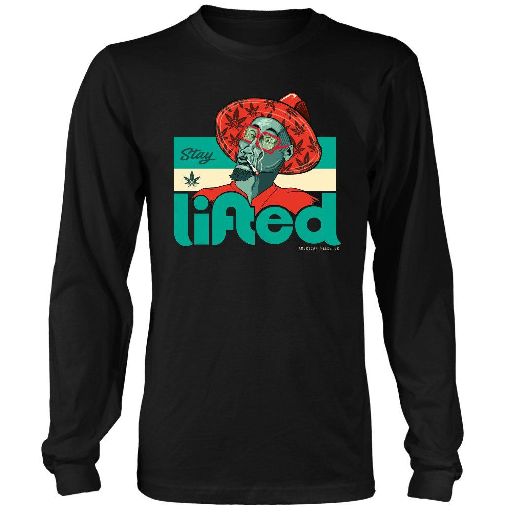 Stay Lifted Hoodie Long Sleeve - American Weedster