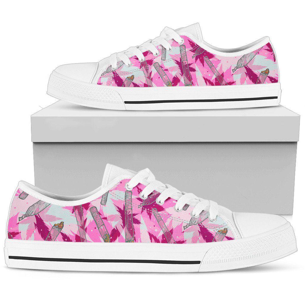 Pink Camo Low Top Shoe - American Weedster