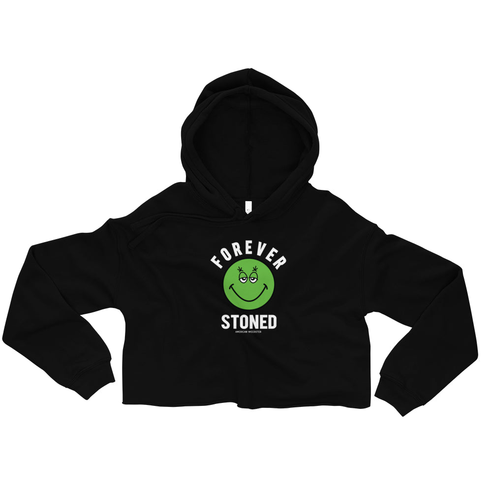 Forever Stoned Crop Hoodie