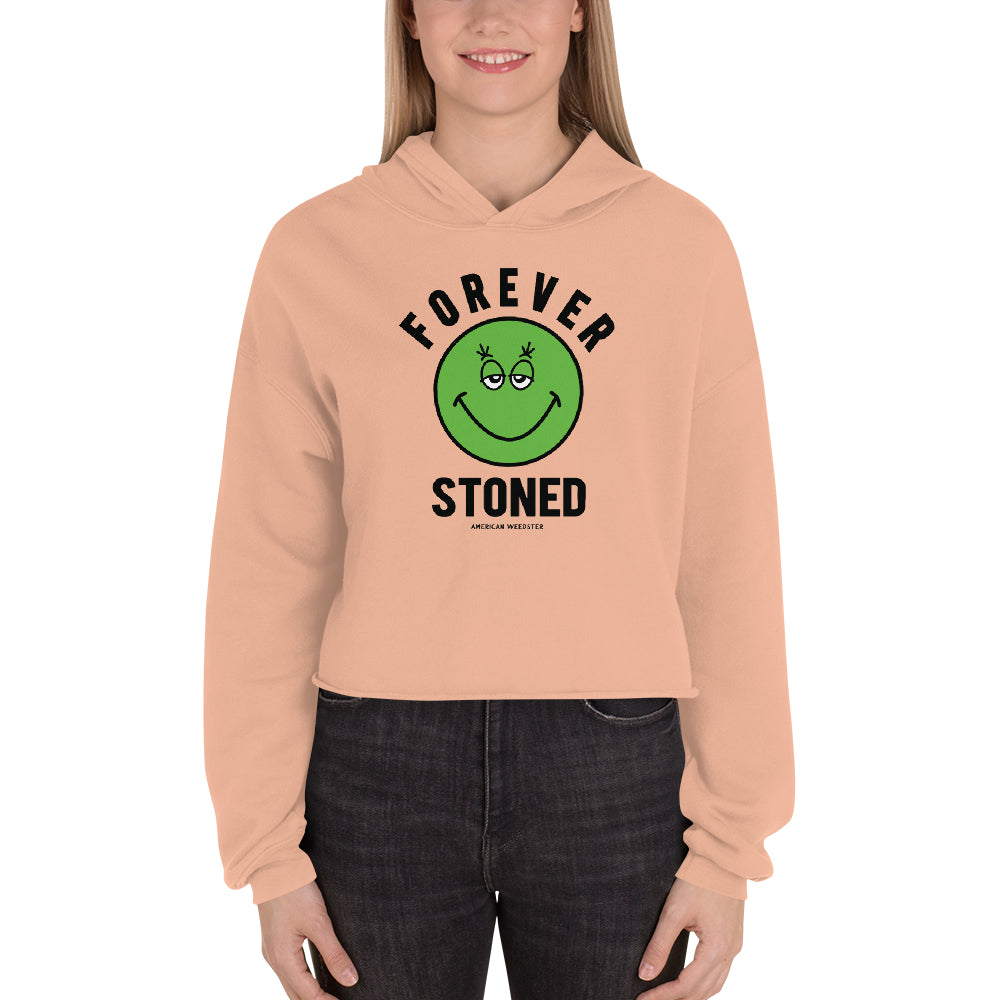 Forever Stoned Crop Hoodie