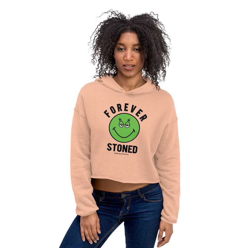 Forever Stoned Crop Hoodie
