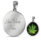 Green Leaf Necklace and Bangle - American Weedster