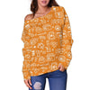 Icon Off Shoulder Sweater - American Weedster