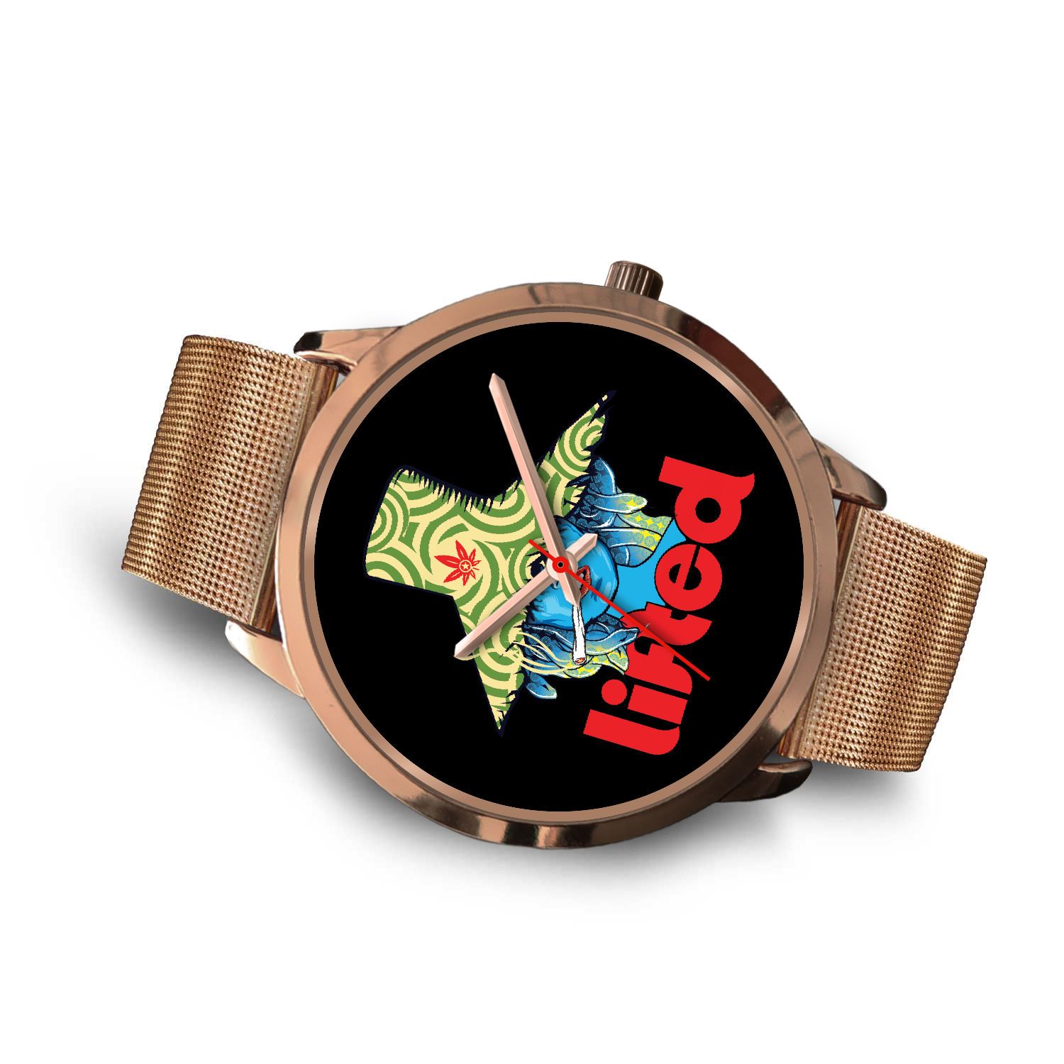 Lifted Women Rose Gold Watch - American Weedster