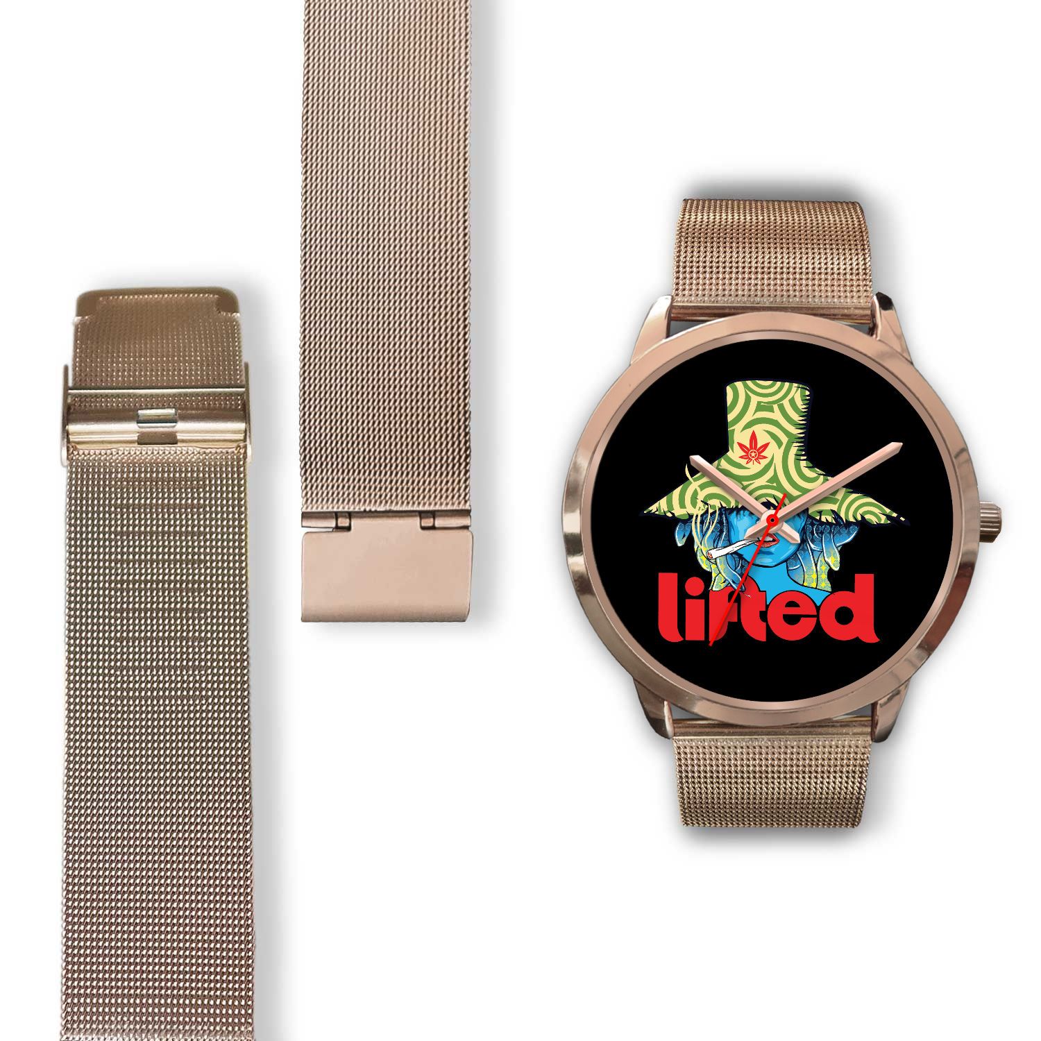Lifted Women Rose Gold Watch - American Weedster