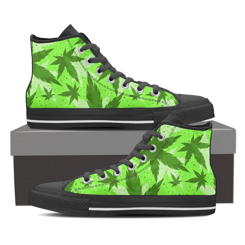 Lime Green High Top Shoe - American Weedster