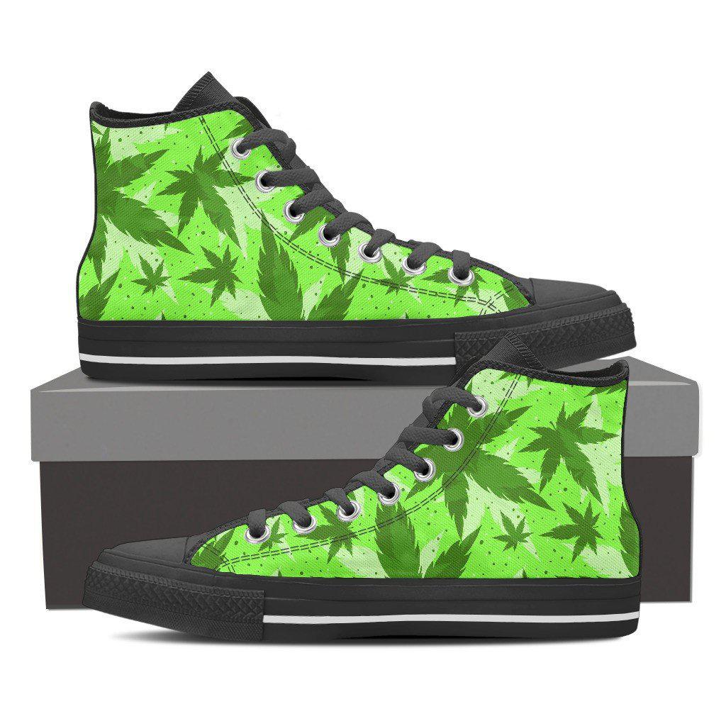 Lime Green High Top Shoe - American Weedster