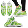 Lime Green Camo Women Sneaker - American Weedster