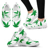 Green Leaf Women and Men Sneaker - American Weedster