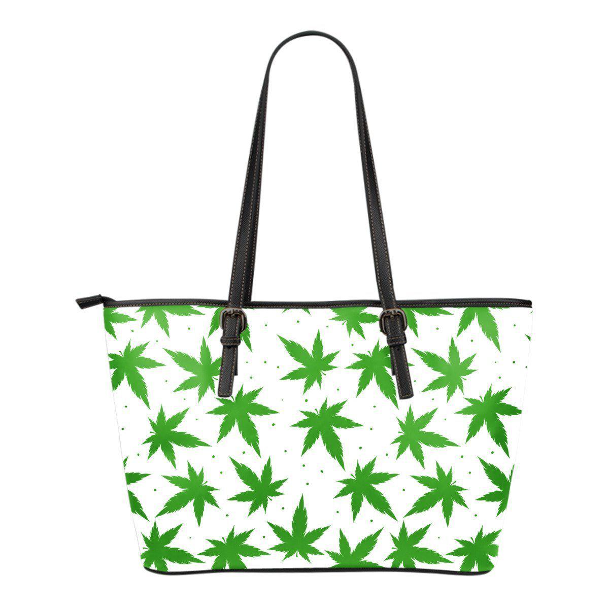 G&W Small Leather Tote Bag - American Weedster