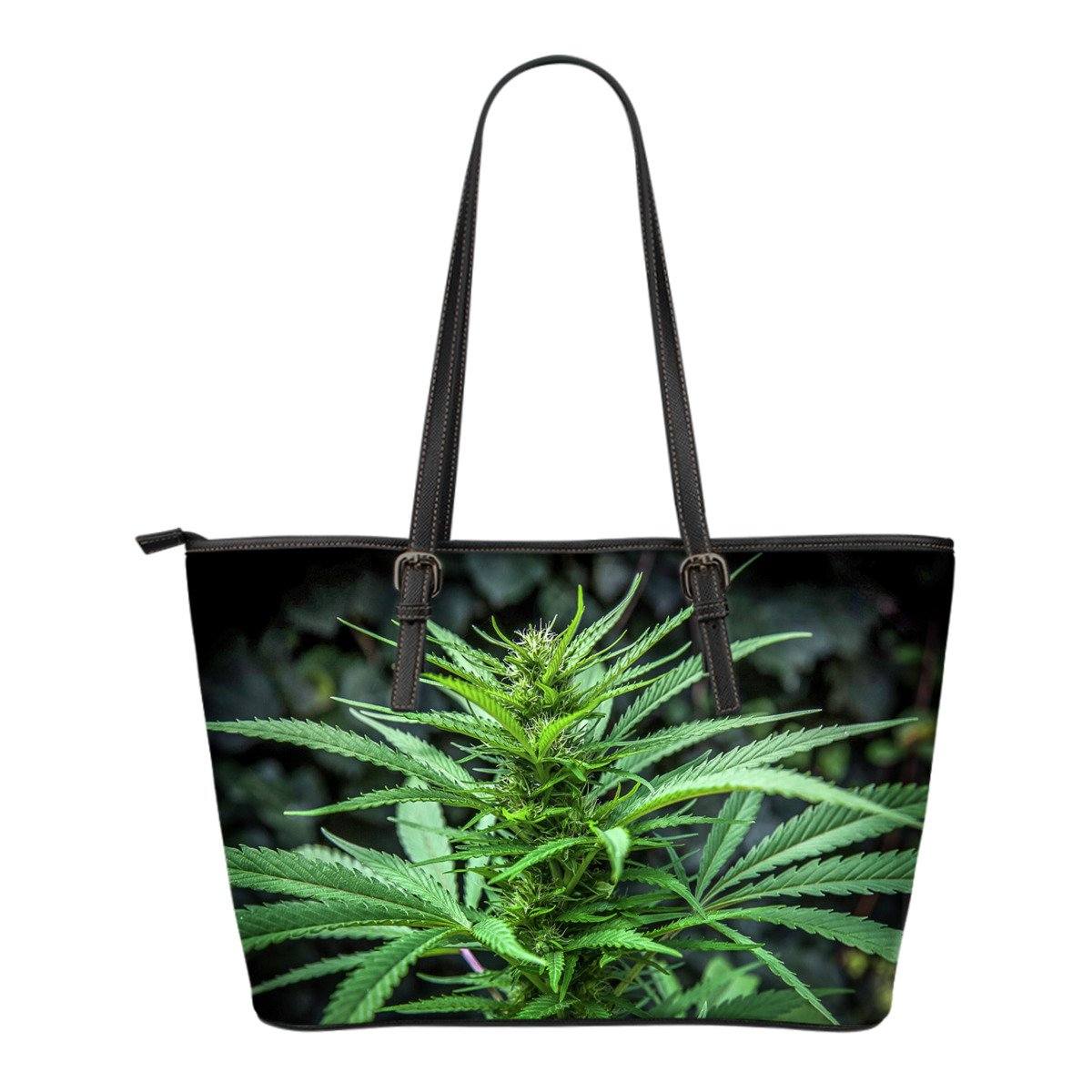 Kali Dank Small Leather Tote Bag - American Weedster