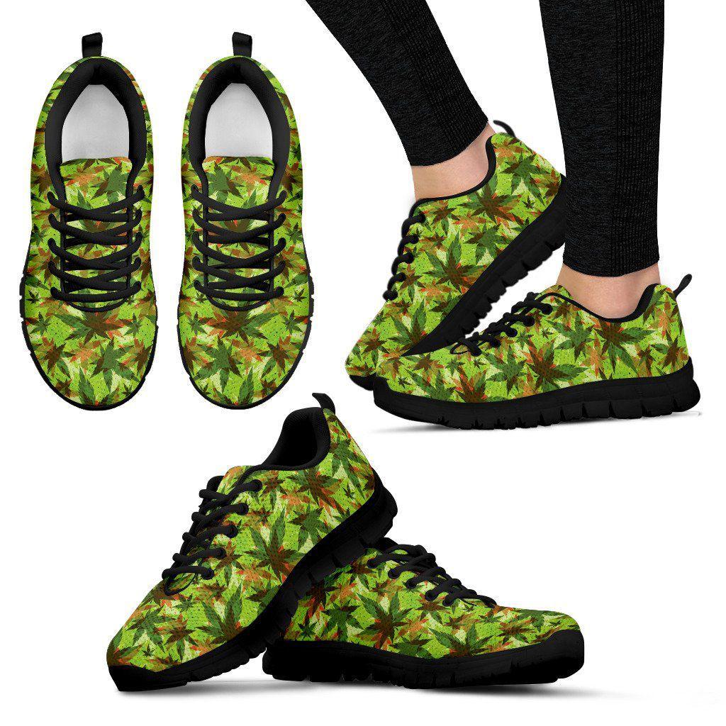 Dank Camo V2 Women and Men Sneakers - American Weedster