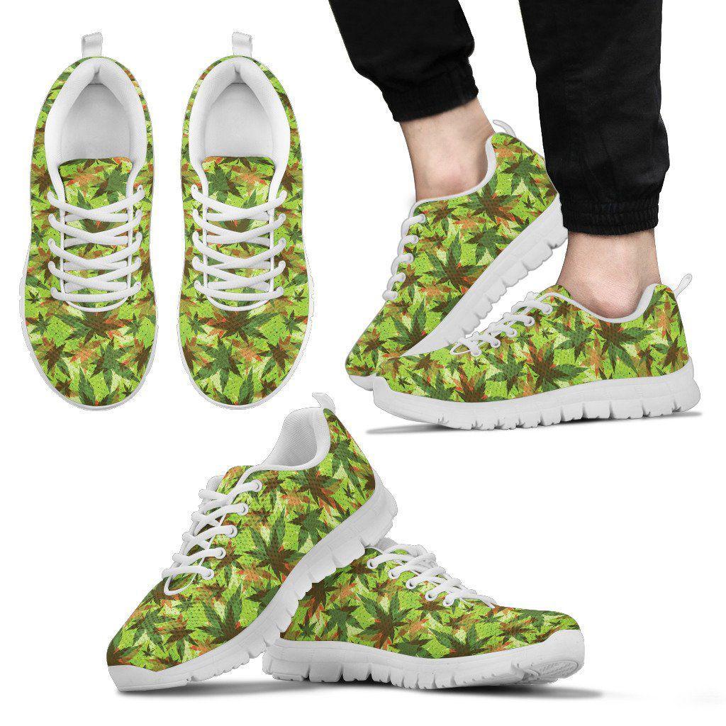 Dank Camo V2 Women and Men Sneakers - American Weedster