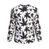 B&amp;W Leaf Unisex Sweater - American Weedster
