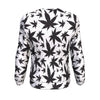 B&amp;W Leaf Unisex Sweater - American Weedster