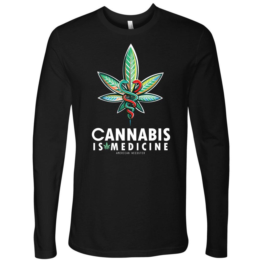 CANNABIS IS MEDICINE V2 SWEATSHIRT - American Weedster