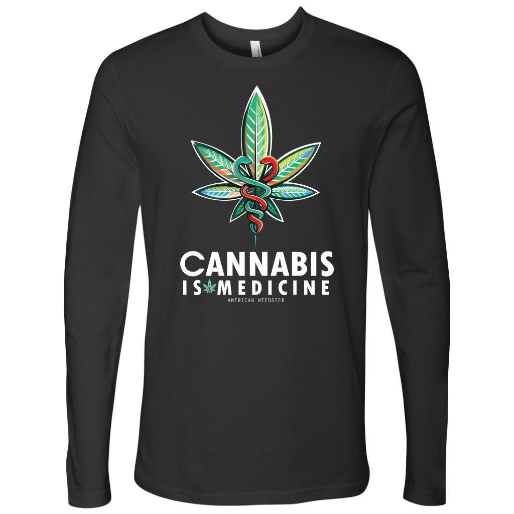 CANNABIS IS MEDICINE V2 SWEATSHIRT - American Weedster