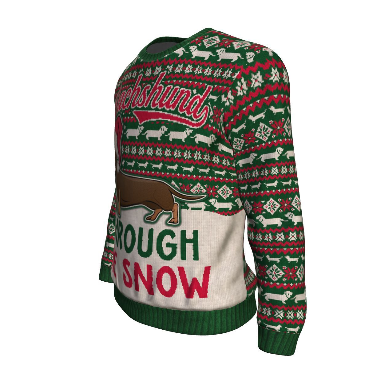 Dachshund Christmas Unisex Sweatshirt - American Weedster