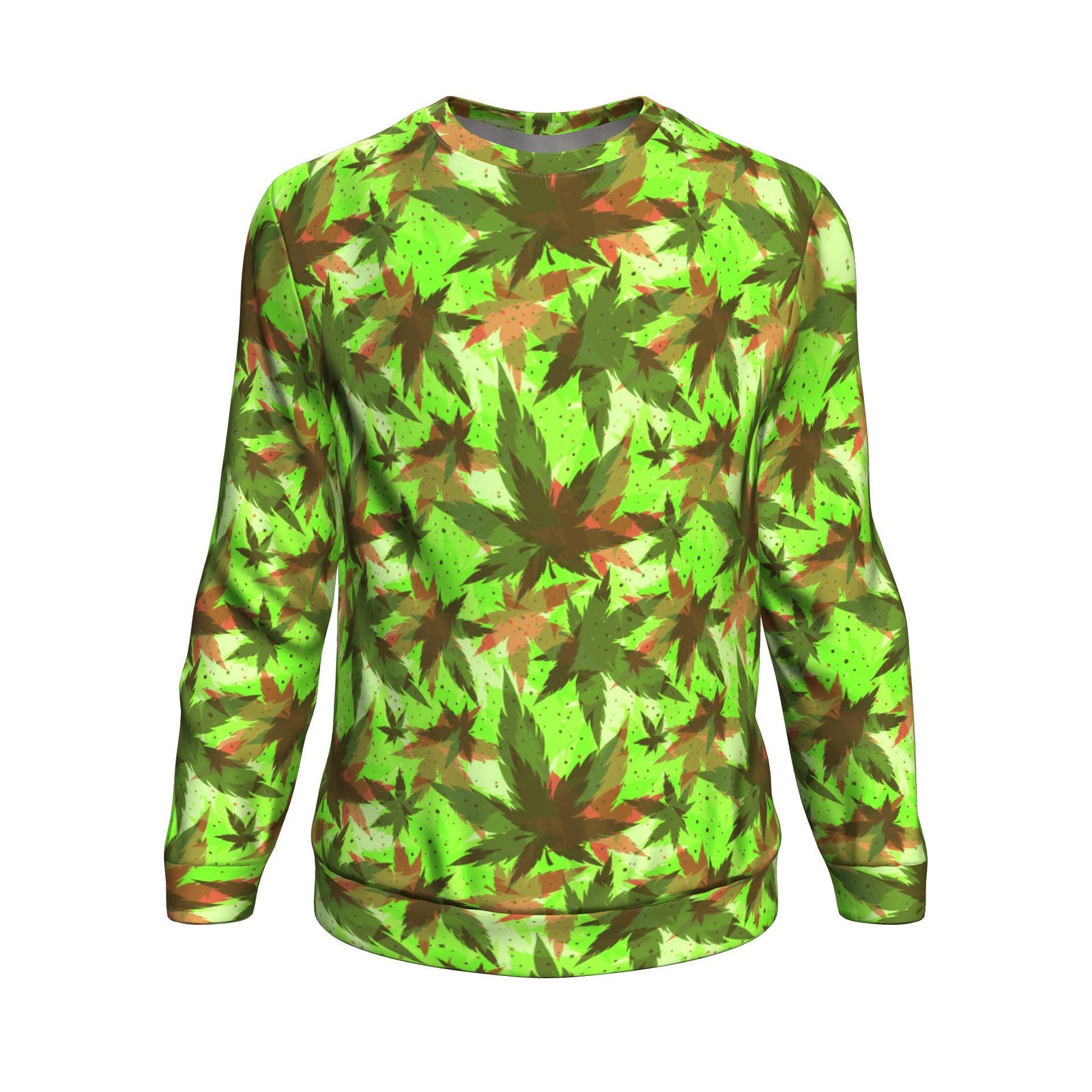 Dank Camo Unisex Sweater - American Weedster