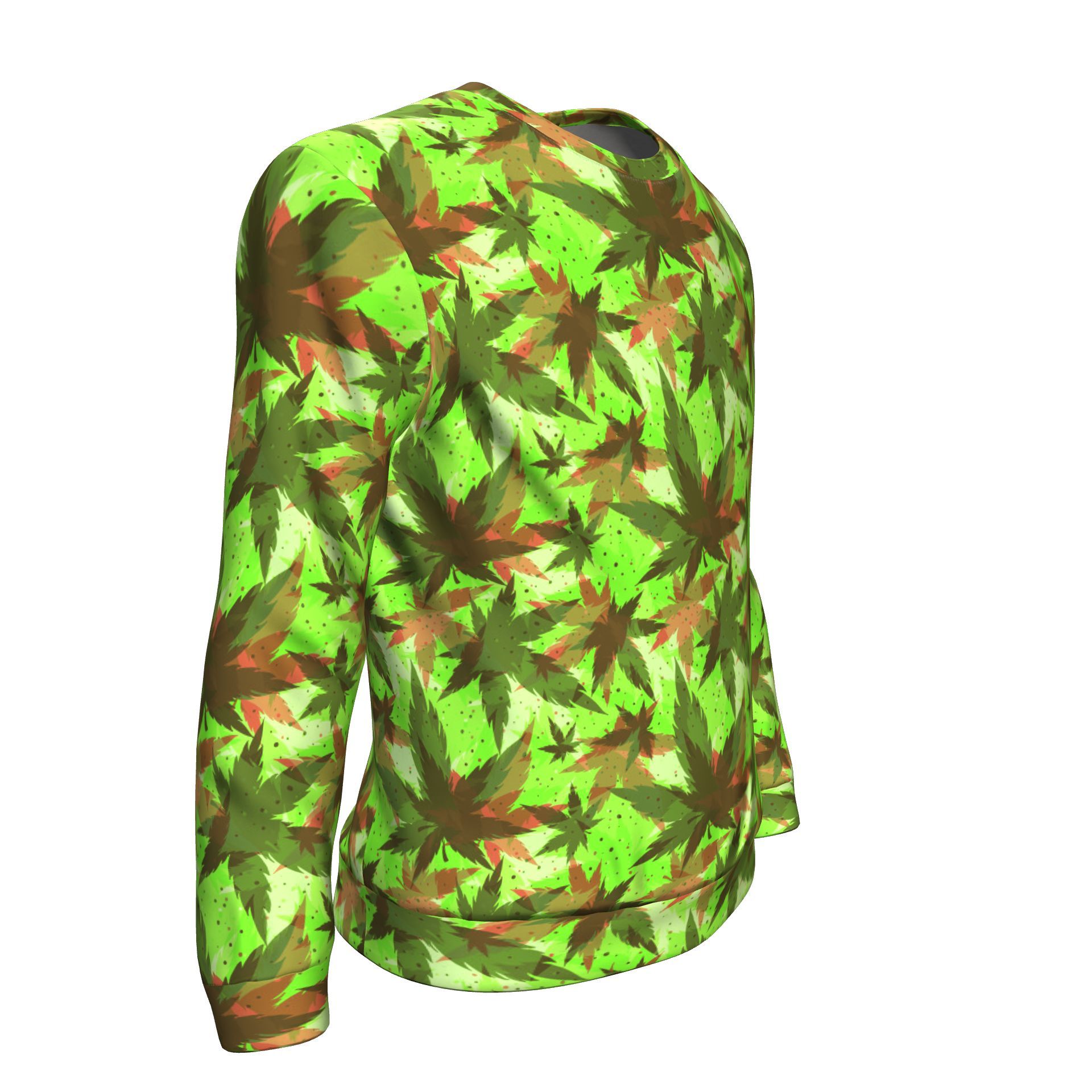Dank Camo Unisex Sweater - American Weedster