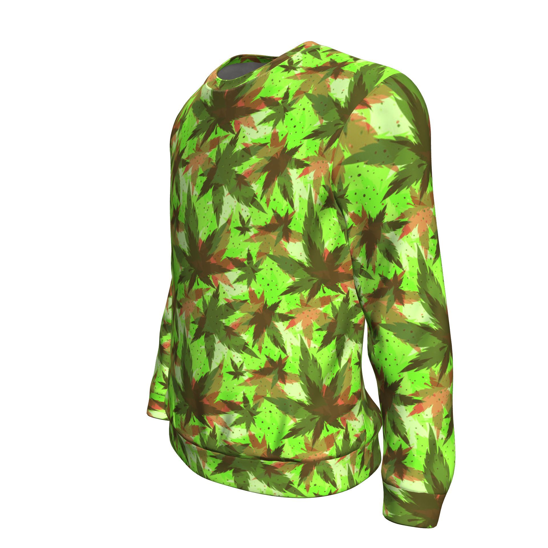Dank Camo Unisex Sweater - American Weedster