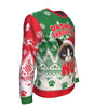 Dashing Cat Christmas Unisex Sweatshirt - American Weedster