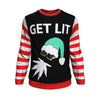 Get Lit Christmas Unisex Sweatshirt - American Weedster