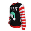 Get Lit Christmas Unisex Sweatshirt - American Weedster