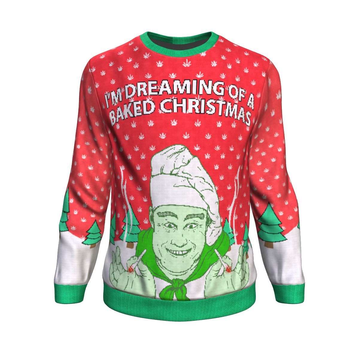 I'm Dreaming Of A Baked Xmas Unisex Sweatshirt - American Weedster