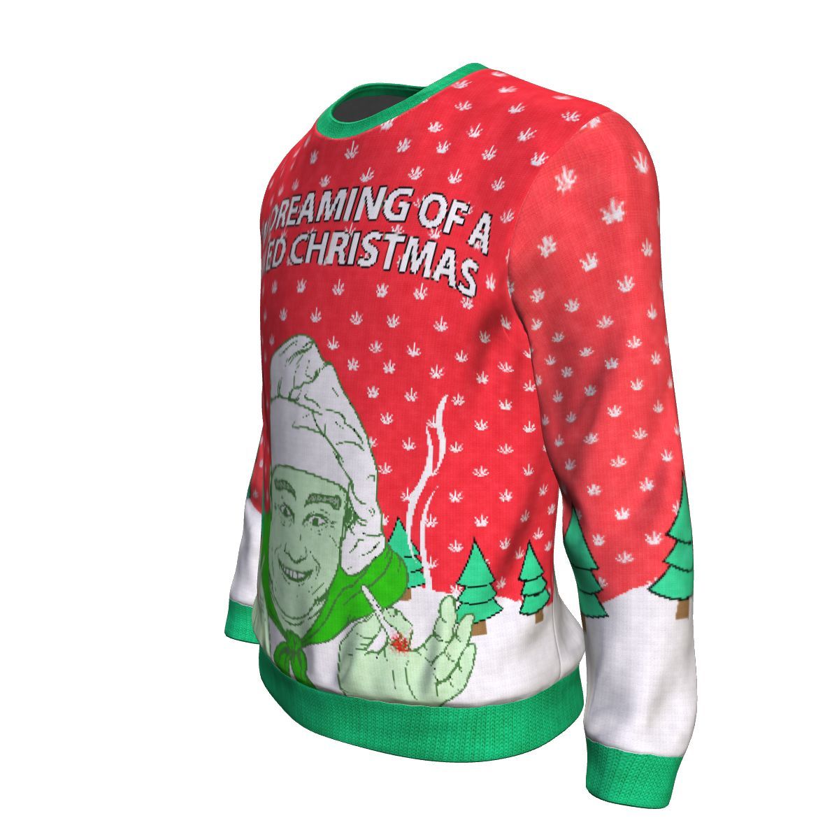 I&#39;m Dreaming Of A Baked Xmas Unisex Sweatshirt - American Weedster